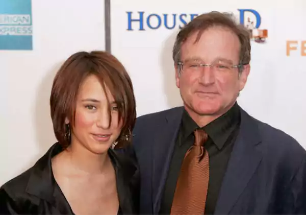 Zelda Williams with her father Robin Williams