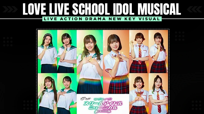 love live school idol musical live action drama new key visual