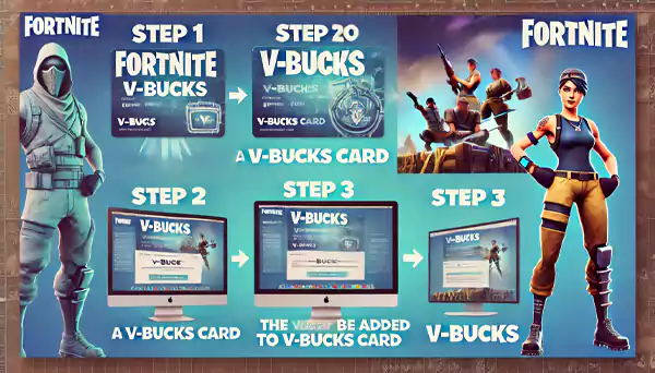 Steps to Redeem V Bucks Card in Fortnite