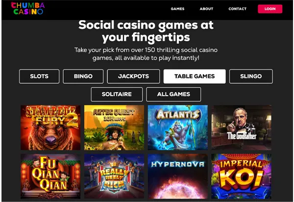 Chumba Casino games