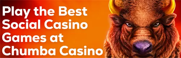 Chumba Casino webpage 