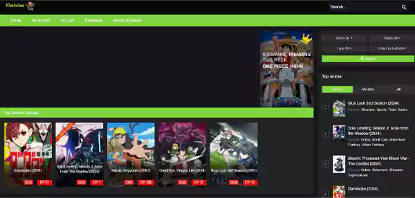 KissAnime site