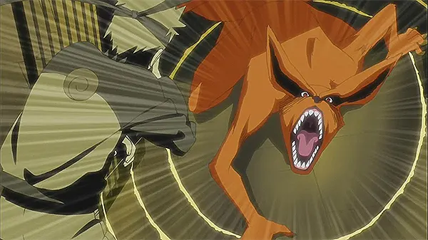 Nine Tailed Beast with Naruto